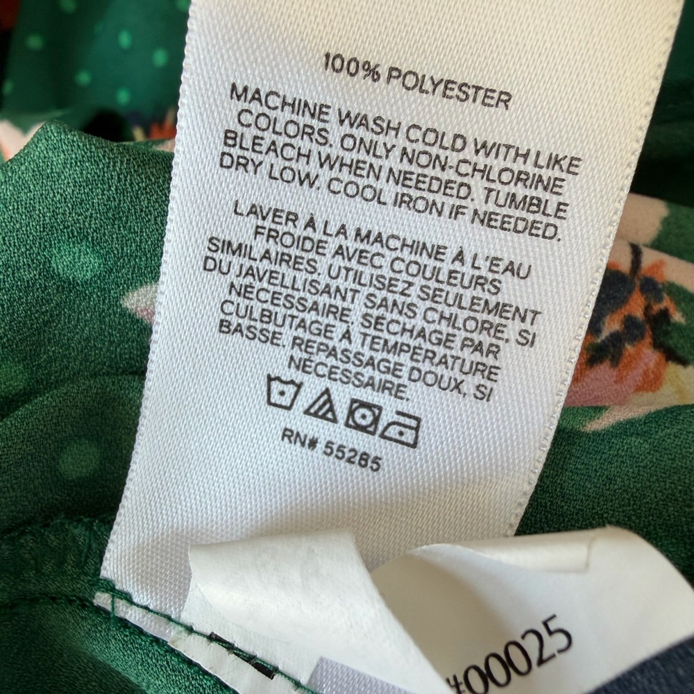 Green Floral Wrap Midi Dress - Picture 14 of 14